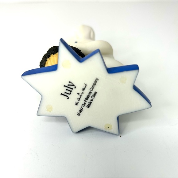Vtg Danbury Mint Pillsbury Doughboy Calendar Month July Figure US Holiday - Picture 5 of 10